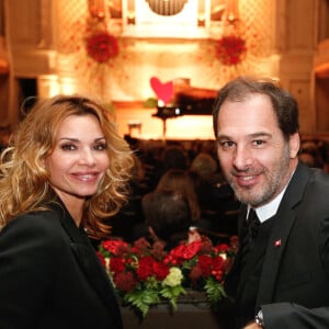 Ingrid Chauvin et son mari Thierry Peythieu - Gala du Coeur donné au profit de l'association Mécénat Chirurgie Cardiaque, avec un récital du pianiste Miroslav Kultyshev à la Salle Gaveau à Paris le 30 janvier 2017. © Philippe Doignon/Bestimage