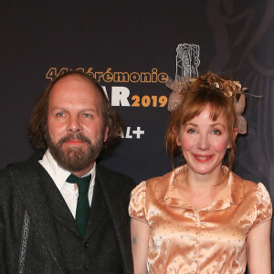 Julie Depardieu et son compagnon Philippe Katerine - 44e cérémonie des César à la salle Pleyel à Paris. Le 22 février 2019. © Borde-Jacovides / Bestimage