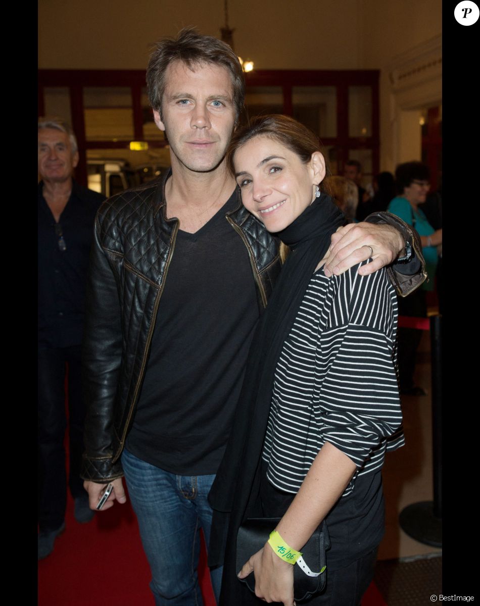 Exclusif - Le prince Emmanuel Philibert de Savoie et la princesse Clotilde (Courau) - People au Theatre de Paris pour les 70 ans de Johnny Hallyday. Le 15 juin 2013