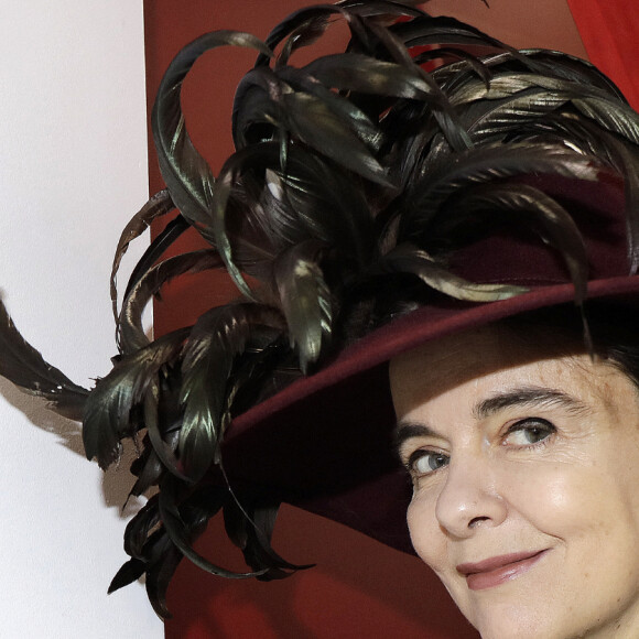 Amelie Nothomb - Salon du livre de Paris le 16 mars 2019. © Cédric Perrin/Bestimage