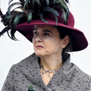 Amélie Nothomb - Salon du Livre de Paris 2019 du 15 au 18 mars 2019 à la Porte de Versailles. Le 16 mars 2019 © Lionel Urman / Bestimage 