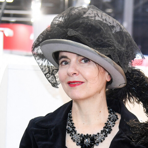 Amélie Nothomb - Salon du Livre de Paris 2019 du 15 au 18 mars 2019 à la Porte de Versailles. Le 15 mars 2019 © Lionel Urman / Bestimage