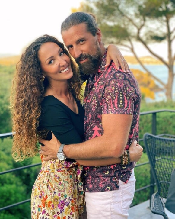 Emmanuelle Rivassoux et son mari Gilles Luka sur Instagram. Le 7 août 2021.