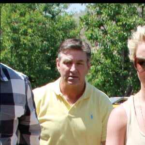 Britney Spears et son père Jamie Spears à Calabasas en 2010.