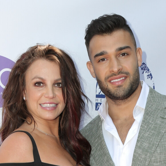 Britney Spears et son compagnon Sam Asghari - Tapis rouge "The Daytime Beauty Awards " à Los Angeles. Le 20 septembre 2019.