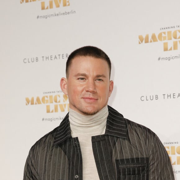 Channing Tatum - Photocall de la première du spectacle "Magic Mike Live" à Berlin, le 16 janvier 2020.