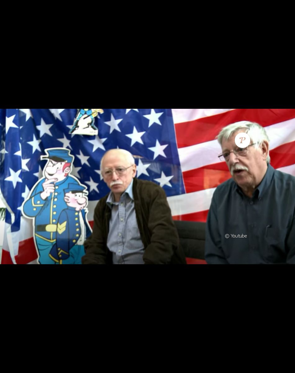 Willy Lambil et Raoul Cauvin, papas des "Tuniques bleues".