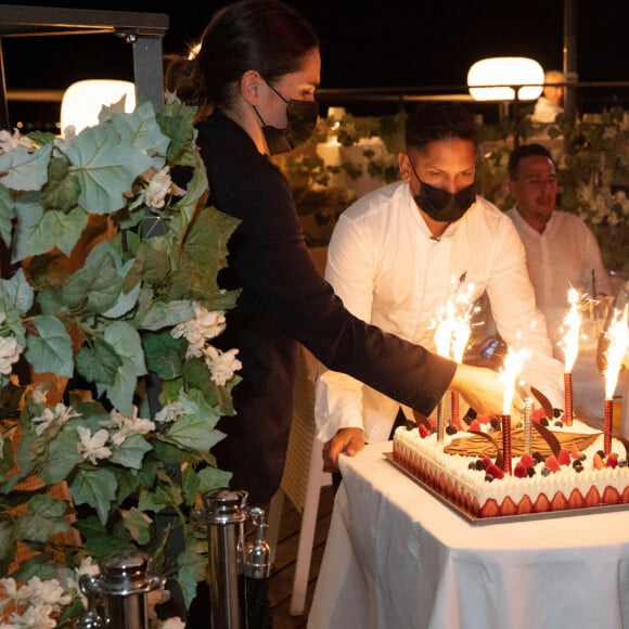 Illustration lors de la fête d'anniversaire de Massimo Gargia (81 ans) organisé par l'hôtel de Paris à Saint-Tropez, Côte d'Azur, France, le 20 août 2021. © Jack Tribeca/Bestimage 