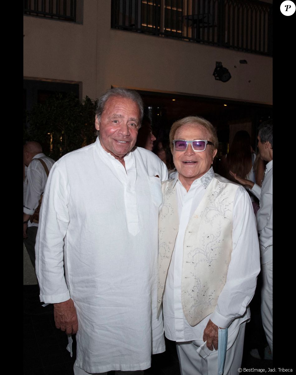 Plamen Roussev, Orlando lors de la fête d'anniversaire de Massimo Gargia (81 ans) organisé par l'hôtel de Paris à Saint-Tropez, Côte d'Azur, France, le 20 août 2021. © Jack Tribeca/Bestimage