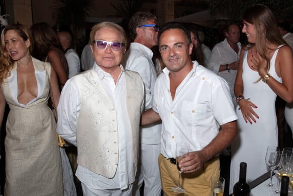 Orlando et Laurent Amar lors de la fête d'anniversaire de Massimo Gargia (81 ans) organisé par l'hôtel de Paris à Saint-Tropez, Côte d'Azur, France, le 20 août 2021. © Jack Tribeca/Bestimage 