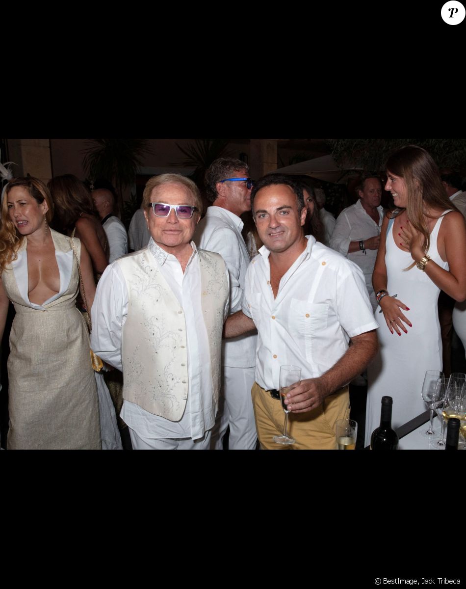 Orlando et Laurent Amar lors de la fête d'anniversaire de Massimo Gargia (81 ans) organisé par l'hôtel de Paris à Saint-Tropez, Côte d'Azur, France, le 20 août 2021. © Jack Tribeca/Bestimage
