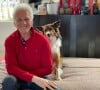 Gérard Lenorman et son fidèle chien Tilou sur Instagram.
