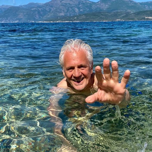 Gérard Lenorman en vacances en Corse. Juin 2020