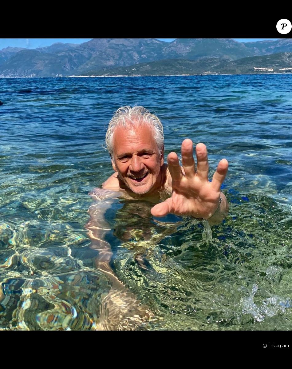 Gérard Lenorman en vacances en Corse. Juin 2020