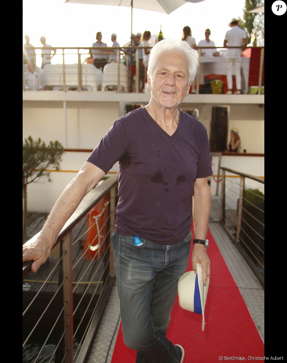 Gérard Lenorman - 7ème édition du Trophée de la Pétanque Gastronomique au Paris Yacht Marina à Paris le 27 juin 2019. © Christophe Aubert via Bestimage