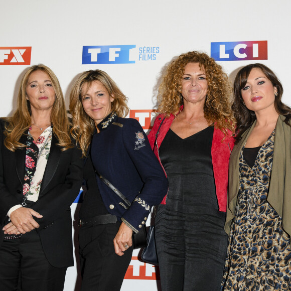 Hélène Rollès, Laure Guibert, Manuela Lopes et Elsa Esnoult - Soirée de rentrée 2019 de TF1 au Palais de Tokyo à Paris, le 9 septembre 2019. © Pierre Perusseau/Bestimage