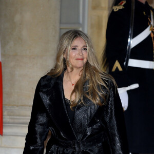Hélène Rollès - Dîner d'Etat du président de la République française en l'honneur du président de la République populaire de Chine lors de sa visite d'Etat en France du 24 au 26 mars 2019, au Palais de l'Elysée, à Paris, France, le 25 mars 2019. © Dominique Jacovides/Bestimage