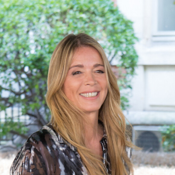 Hélène Rolles (TMC) lors du tournage coulisses des spots TV du Pasteurdon à l'Institut Pasteur à Paris, le 17 juin 2016. © Joséphine Royer/Bestimage