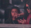 Kim Kardashian avec sa fille North et sa soeur Khloe Kardashian - Kim Kardashian et sa soeur Khloe Kardashian sont allés soutenir Kanye West sur le tournage de son prochain album Donda à Atlanta, le 22 juillet 2021