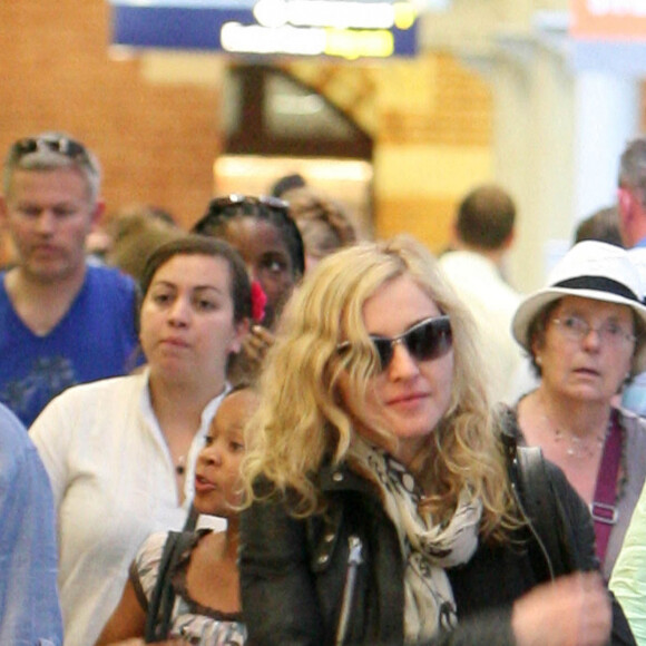 Madonna à Londres avec Brahim Zaibat. Photo : JP / Splash News