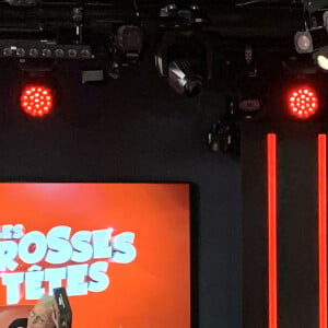 Exclusif - Laurent Ruquier, Jean-Luc Lemoine, Marc Lambron, Jeanfi Janssens lors de l'enregistrement de l'émission de radio "Les Grosses Têtes" sur RTL à Paris. Le 22 janvier 2020 