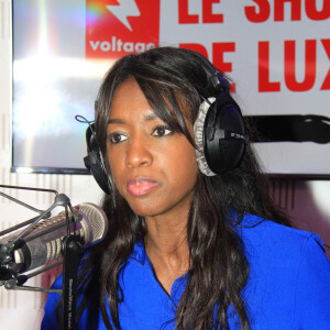 Exclusif - Hapsatou Sy - Enregistrement de l'émission "Le Show de Luxe" sur la Radio Voltage à Paris. Le 21 février 2019 © Philippe Baldini / Bestimage