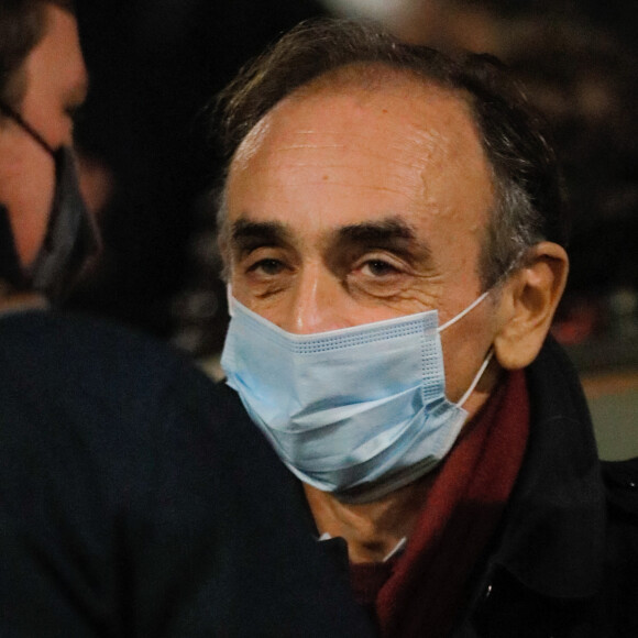 Eric Zemmour à l'hommage à Denis Tillinac en l'église Saint-François-Xavier à Paris, France, le 2 octobre 2020.