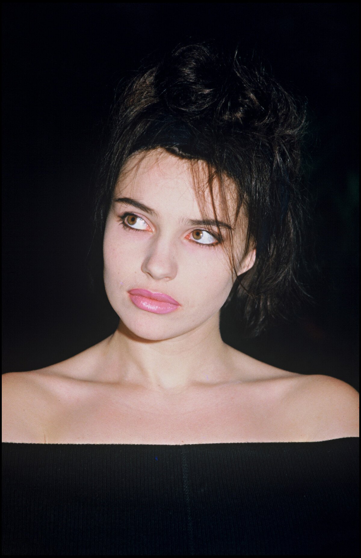 Photo B atrice Dalle au Festival de Cannes en 1986. Purepeople