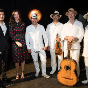 Exclusif - Mareva Galanter, Vincent Niclo, Orchestre mexicain - Backstage de l'enregistrement de l'émission "La Chanson secrète 8" à la Seine musicale à Paris, diffusée le 4 septembre sur TF1 © Gaffiot-Moreau / Bestimage