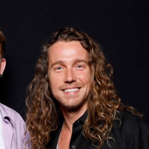 Exclusif - Eddy De Pretto et Julien Doré - Backstage de l'enregistrement de l'émission "La Chanson secrète 8" à la Seine musicale à Paris, diffusée le 4 septembre sur TF1 © Gaffiot-Moreau / Bestimage