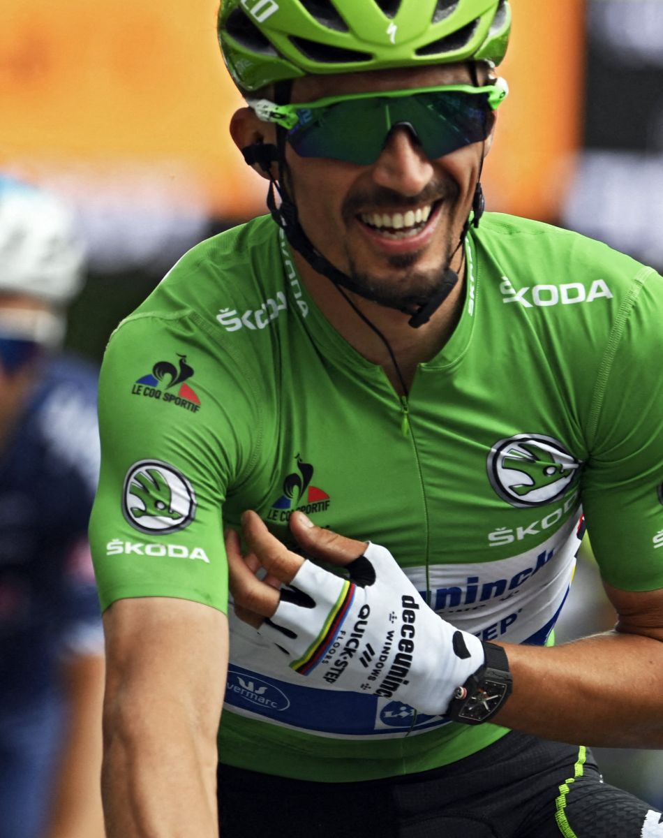 Julian Alaphilippe lors de la 108ème édition du Tour de France 2021 Etape 4 entre Redon et Fougères, France, le 29 juin 2021. © PhotoNews/Panoramic/bestimage