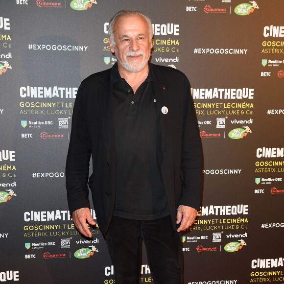 Francis Perrin - Exposition " Goscinny et le cinéma - Astérix, Lucky Luke et Cie" à la Cinémathèque française à Paris le 2 octobre 2017. © Coadic Guirec/Bestimage