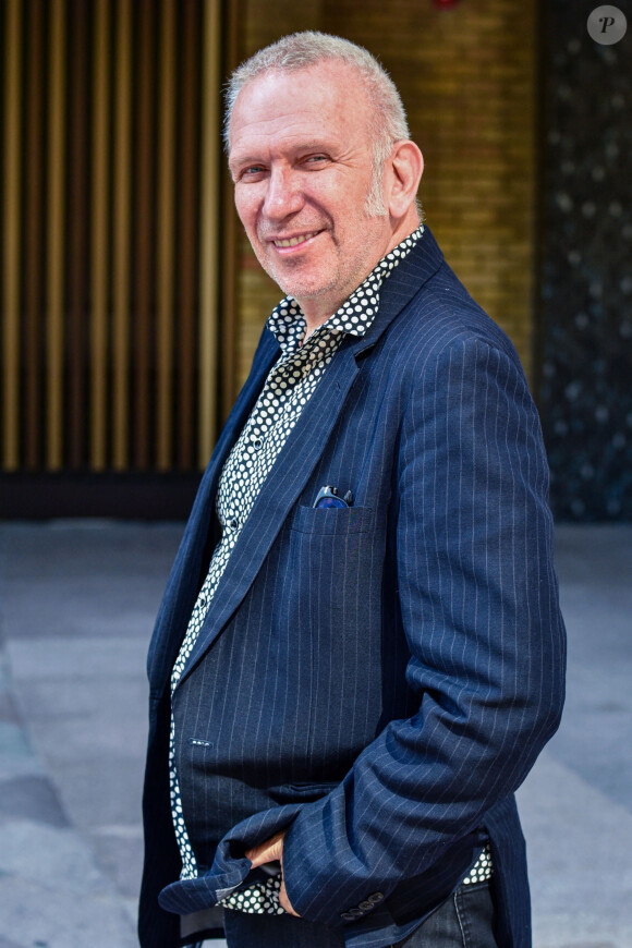 Jean-Paul Gaultier a été aperçu dans les rues de Londres, le 24 juillet 2019.