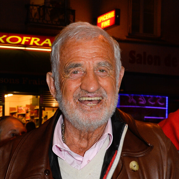 Jean-Paul Belmondo - Louis-Michel Colla fête son 60e anniversaire au théâtre de la Gaîté-Montparnasse à Paris le 8 novembre 2016. © Coadic Guirec/Bestimage