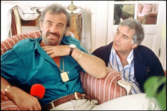 Archives - Jean-Paul Belmondo et Jean-Claude Brialy au Festival de Cannes.