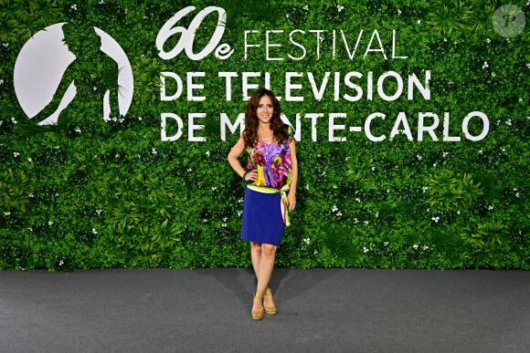 Fabienne Carat, pour la série Engrenages, sur le photocall du 60ème Festival de Télévision de Monte-Carlo au Grimaldi Forum à Monaco le 19 juin 2021. © Bruno Bébert/Bestimage