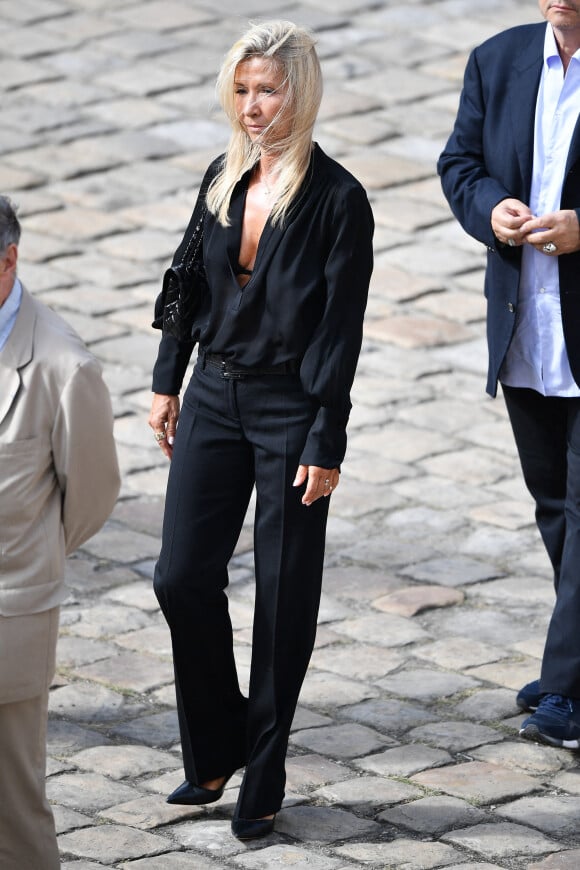 Natty Tardivel - Hommage national rendu à Jean-Paul Belmondo dans la Cour d'honneur de l'Hôtel des Invalides. Le 9 septembre 2021. @ David Niviere/ABACAPRESS.COM