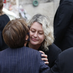 luana Belmondo - Obsèques de Jean-Paul Belmondo en en l'église Saint-Germain-des-Prés, à Paris le 10 septembre 2021. © Cyril Moreau / Bestimage 