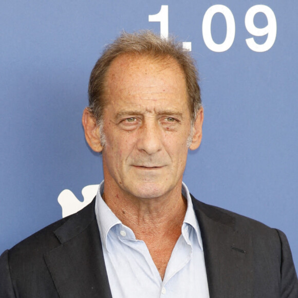 Vincent Lindon au photocall du film "Un Autre Monde" lors du festival international du film de Venise (La Mostra), à Venise, Italie, le 10 septembre 2021.