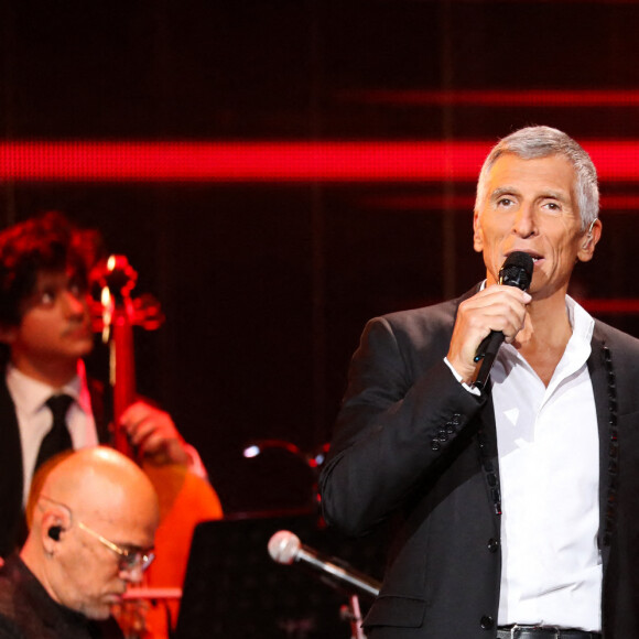 Exclusif - Nagui - Concert "Unis pour le Liban" à l'Olympia à Paris. Le 1er octobre 2020 © Da Silva-Moreau / Bestimage 