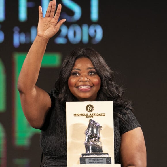 Octavia Spencer - Cérémonie de remise des prix lors de la 65ème édition du Taormina Film Festival à Taormine en Sicile, le 6 juillet 2019.