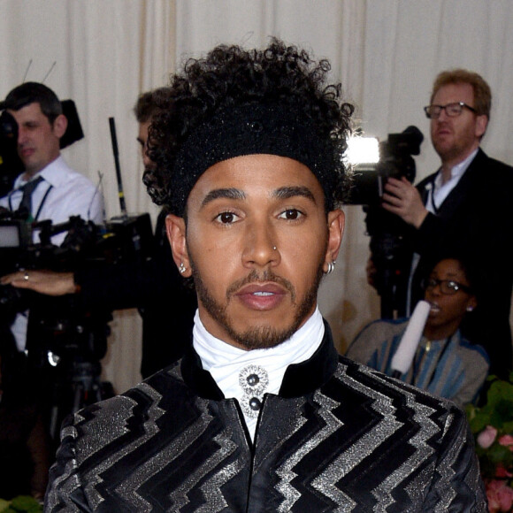 Lewis Hamilton au Met Gala 2019 à New York. Le 6 mai 2019.