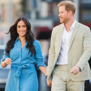 Le prince Harry, duc de Sussex, et Meghan Markle, duchesse de Sussex, visitent le quartier de Bo Kaap dit "Cape Malay" au Cap, Afrique du Sud.