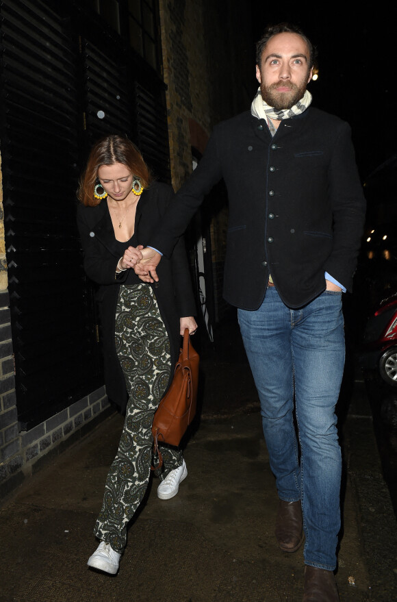 James Middleton et Alizee Thevenet à Londres le 18 décembre 2019.