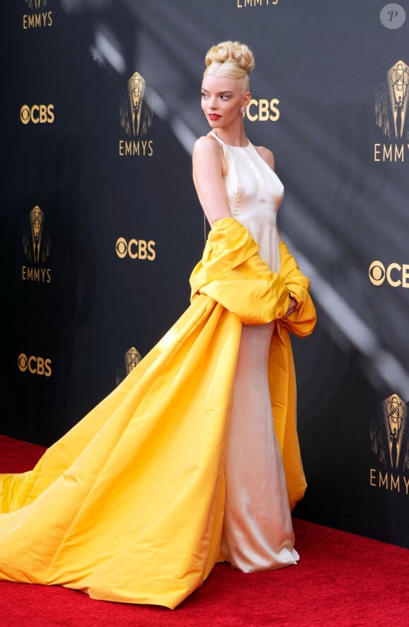 Anya Taylor-Joy assiste aux 73e Emmy Awards à L.A. Live. Los Angeles, le 19 septembre 2021.