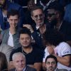 Gad Elmaleh et Yannick Noah avec leurs fils, Gaël Monfils et Elina Svitolina... À fond pour PSG - Lyon !