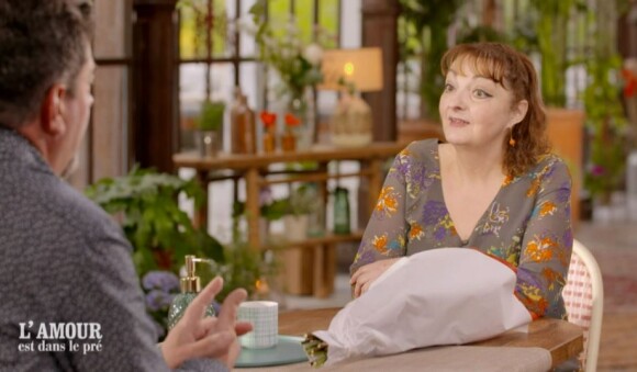 Vincent lors de son speed-dating avec Marie-Jeanne lors de l'épisode de "L'amour est dans le pré 2021" du 27 septembre sur TF1