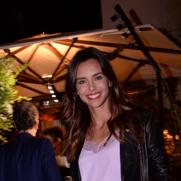 Exclusif - Marine Lorphelin ( (Miss France 2013) - Soirée Orange objectif 2024 au restaurant du café de l'homme à Paris le 23 septembre 2021. © Rachid Bellak/Bestimage 