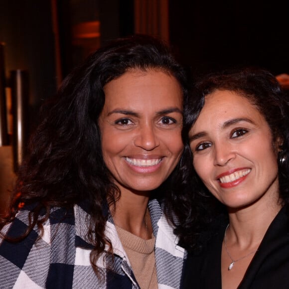 Exclusif - Laurence Roustandjee, Aïda Touihri - Soirée Orange objectif 2024 au restaurant du café de l'homme à Paris le 23 septembre 2021.  © Rachid Bellak/Bestimage 