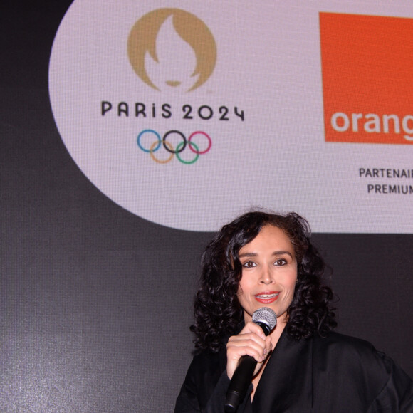 Exclusif - Aïda Touihri - Soirée Orange objectif 2024 au restaurant du café de l'homme à Paris le 23 septembre 2021. © Rachid Bellak/Bestimage 